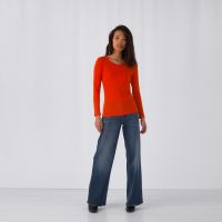 B&C Inspire T Dámské tričko s dlouhým rukávem s vlastním potiskem | B&C