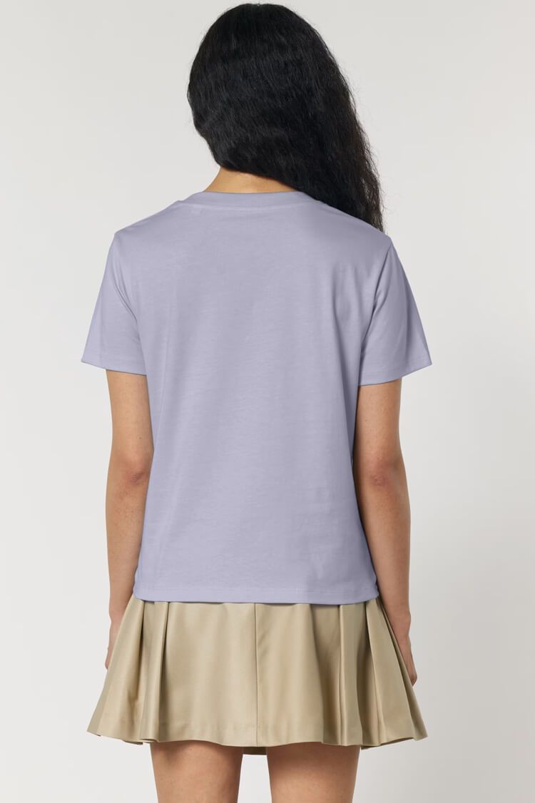 Udržitelné dámské tričko s potiskem s modelem Stella Muser | Stanley & Stella