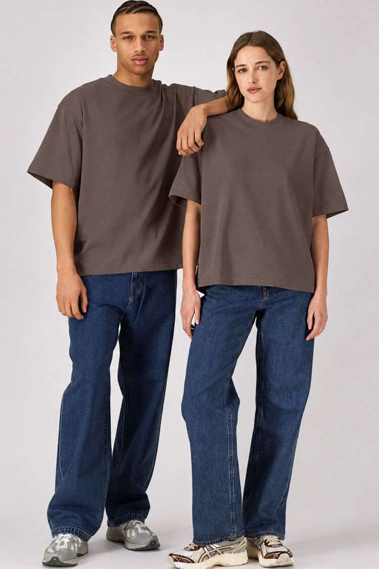 Stanley Stella Asher Těžké Oversized Unisex Tričko s vlastním potiskem | Stanley & Stella