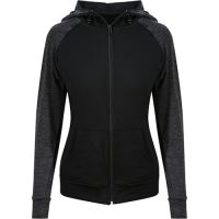 Just Cool Kontrastní mikina se zipem Dámská