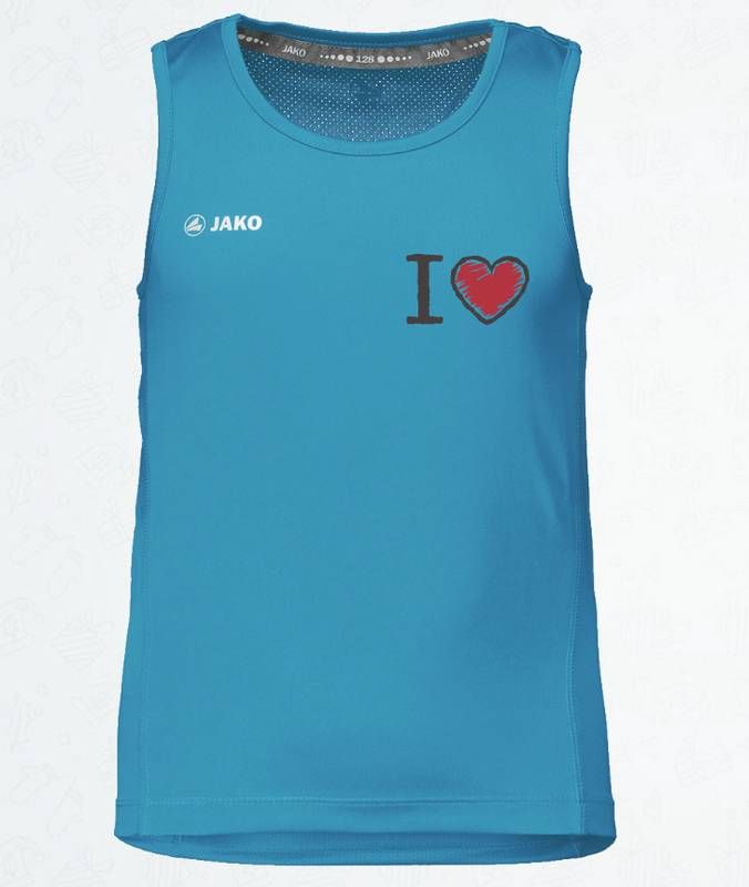 JAKO T-Shirt Run 2.0 Dětské tílko s vlastním potiskem | JAKO