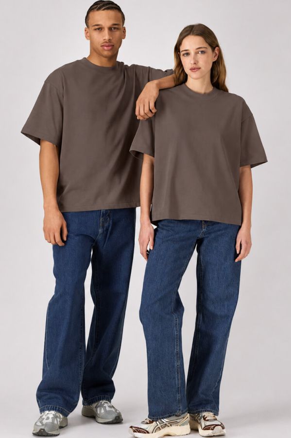 Stanley Stella Asher Těžké Oversized Unisex Tričko s vlastním potiskem | Stanley/Stella