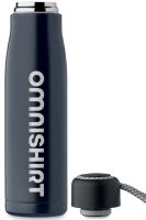 Dvoustěnná nerezová láhev 500 ml s poutkem - termo lahev s gravírováním | Omnishirt