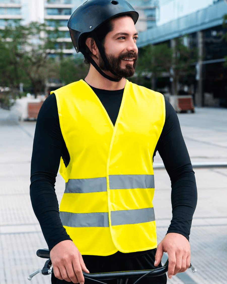 Korntex Unisex reflexní vesta s reflexními pruhy s vlastním potiskem