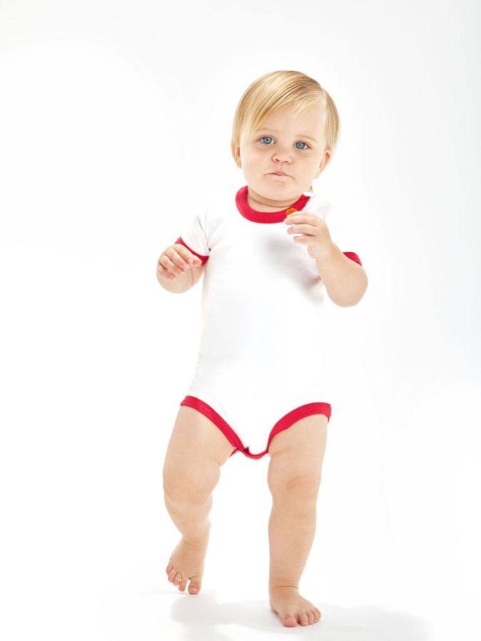 BabyBugz Ringer Dětské body s vlastním potiskem | Babybugz