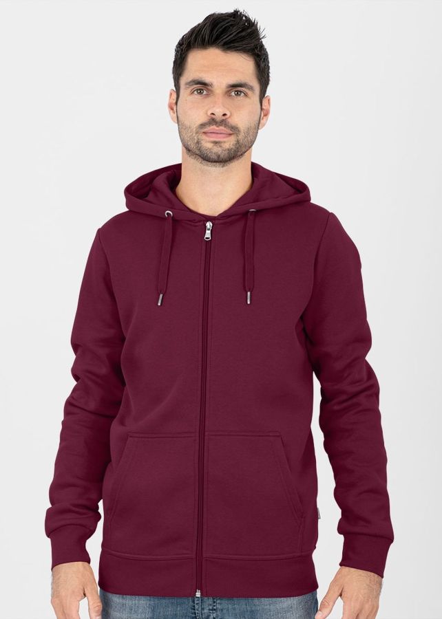 JAKO Unisex Organic mikina na zip s vlastním potiskem | JAKO