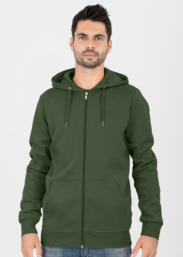 JAKO Unisex Organic mikina na zip s vlastním potiskem | JAKO