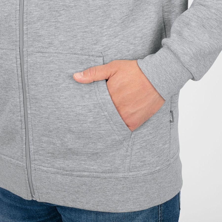 JAKO Unisex Organic mikina na zip s vlastním potiskem | JAKO