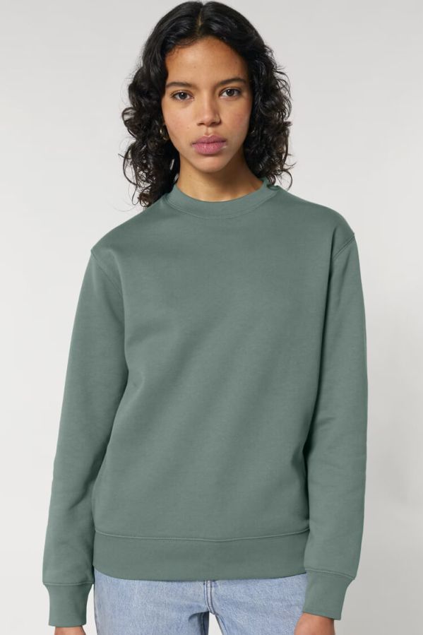 Stanley & Stella Těžká unisexová mikina bez kapuce z bio bavlny Changer 2.0 s vlastním potiskem | Stanley & Stella