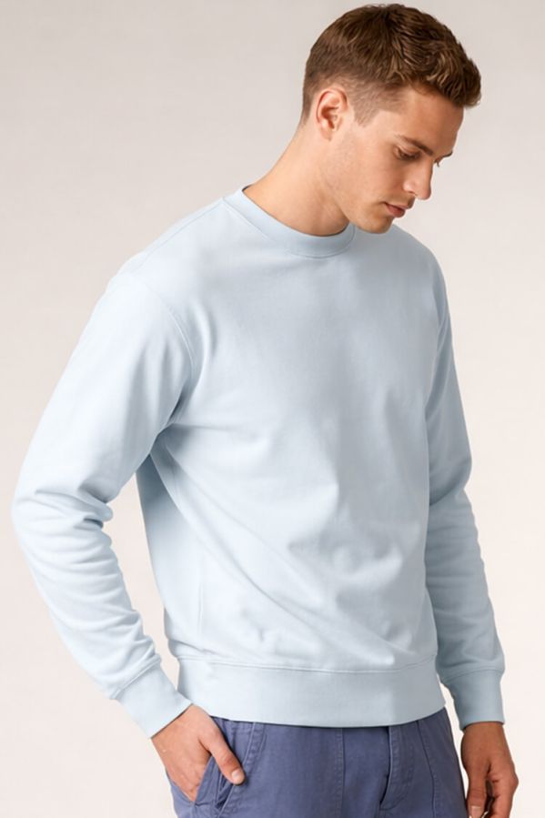 Stanley & Stella Těžká unisexová mikina bez kapuce z bio bavlny Changer 2.0 s vlastním potiskem | Stanley & Stella