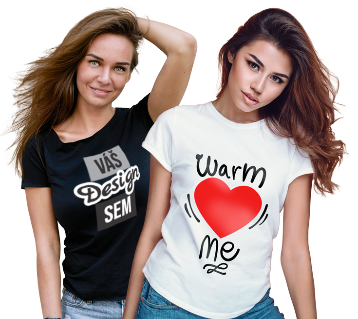 Potisk dámských triček