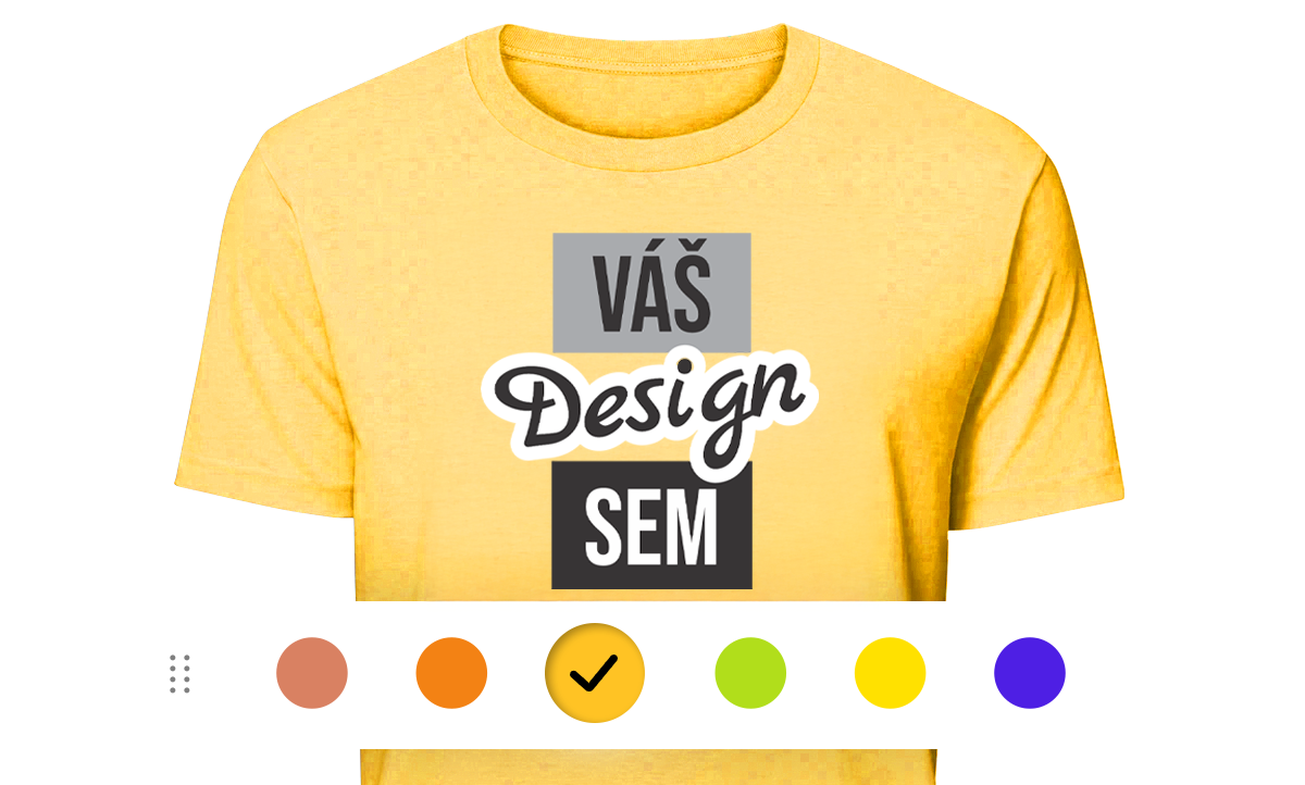 Vlastní tričko s potiskem - Vyberte si svůj produkt