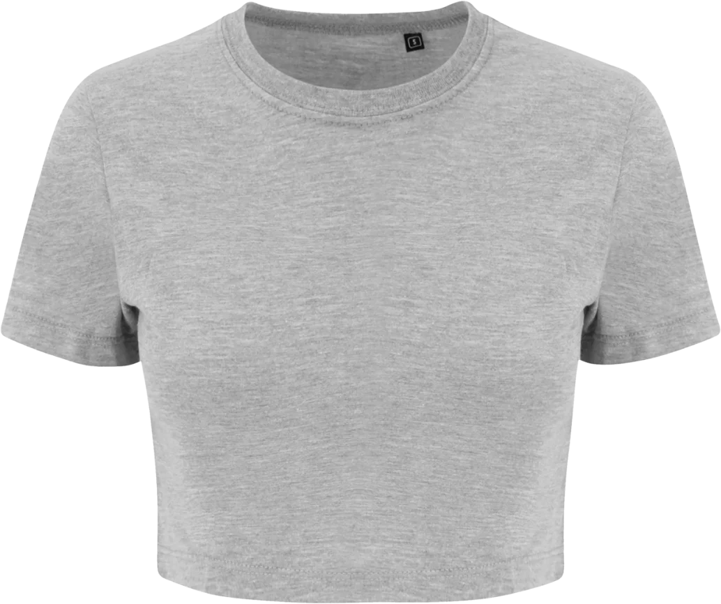AWDis Tri-Blend Dámský Crop Top s vlastním potiskem