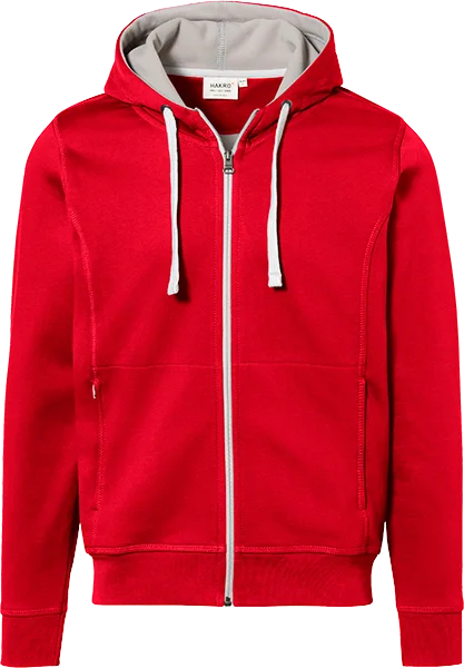 HAKRO Unisex Bonded Eco mikina na zip s vlastním potiskem