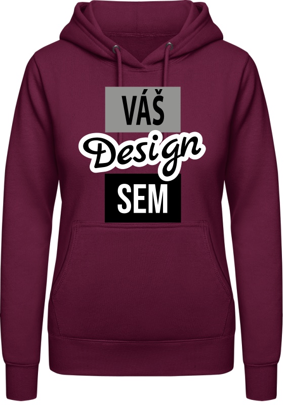 Just Hoods AWDis mikina s kapucí Dámská