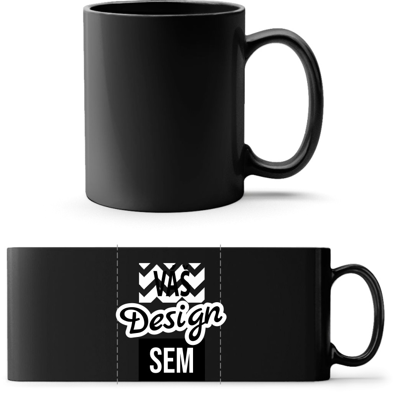 Sublistar Černý hrnek