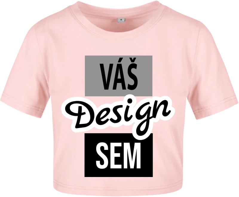 Build Your Brand CropTop Dámský