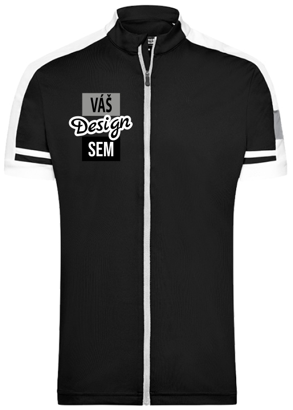 James & Nicholson Cyklistický dres se zipem Pánský