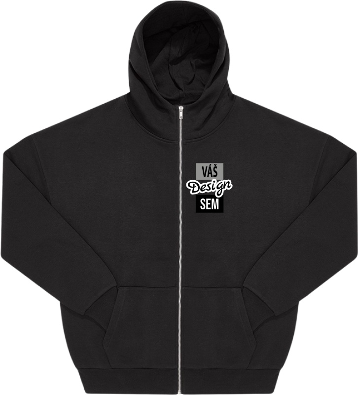 B&C Influence mikina na zip Unisex
