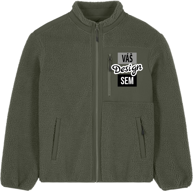 Stanley/Stella Fleecová sherpa bunda Relaxed Fit