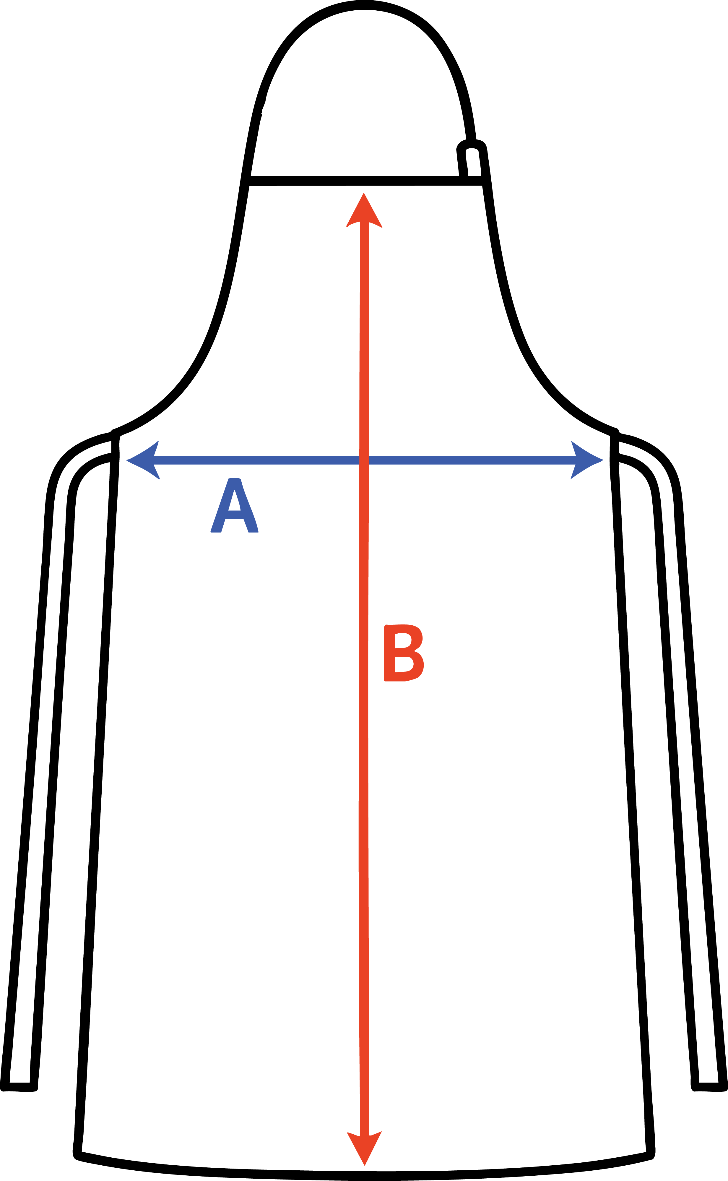 Kuchyňská zástěra Rozměry