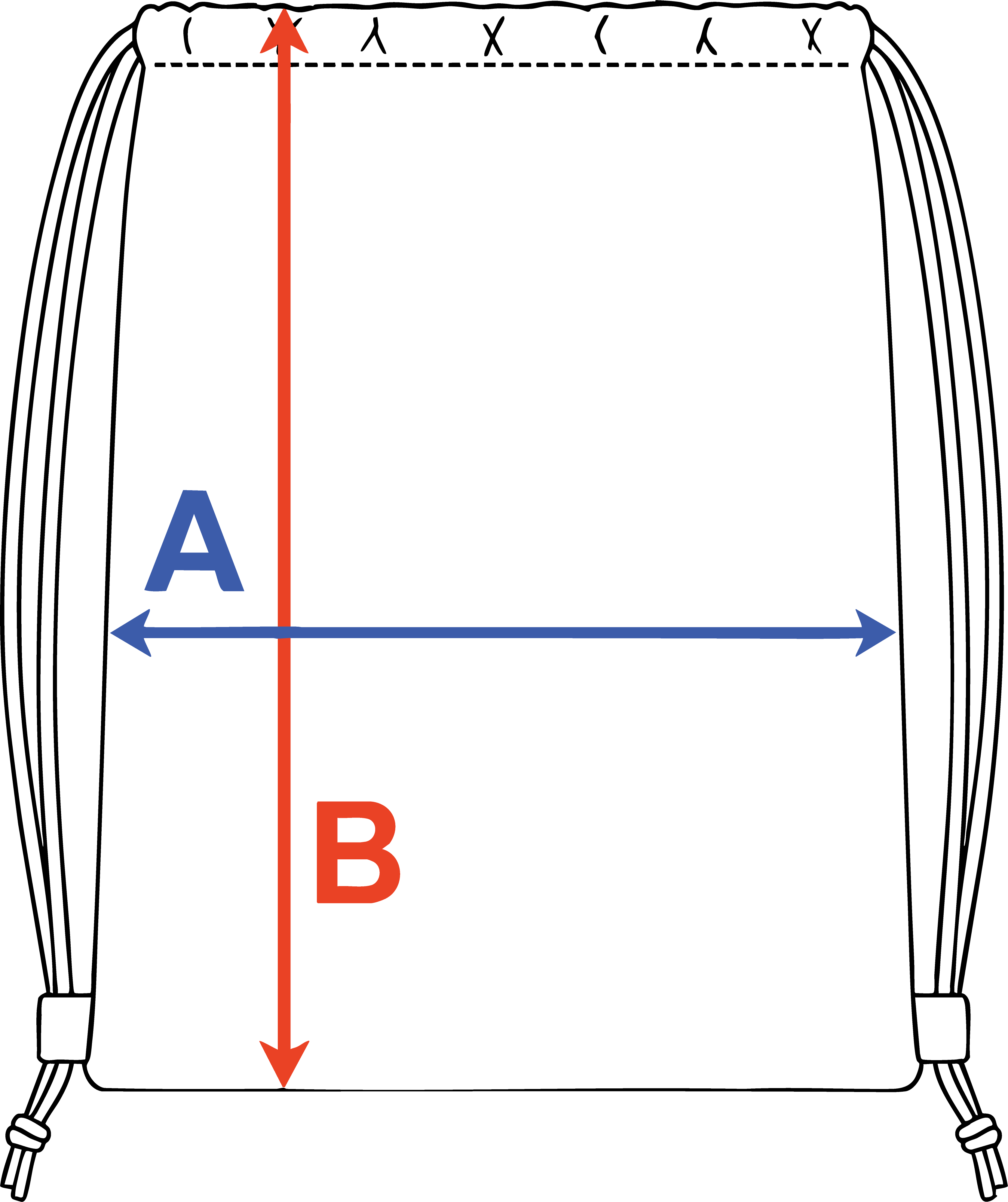 Sportovní vak Rozměry