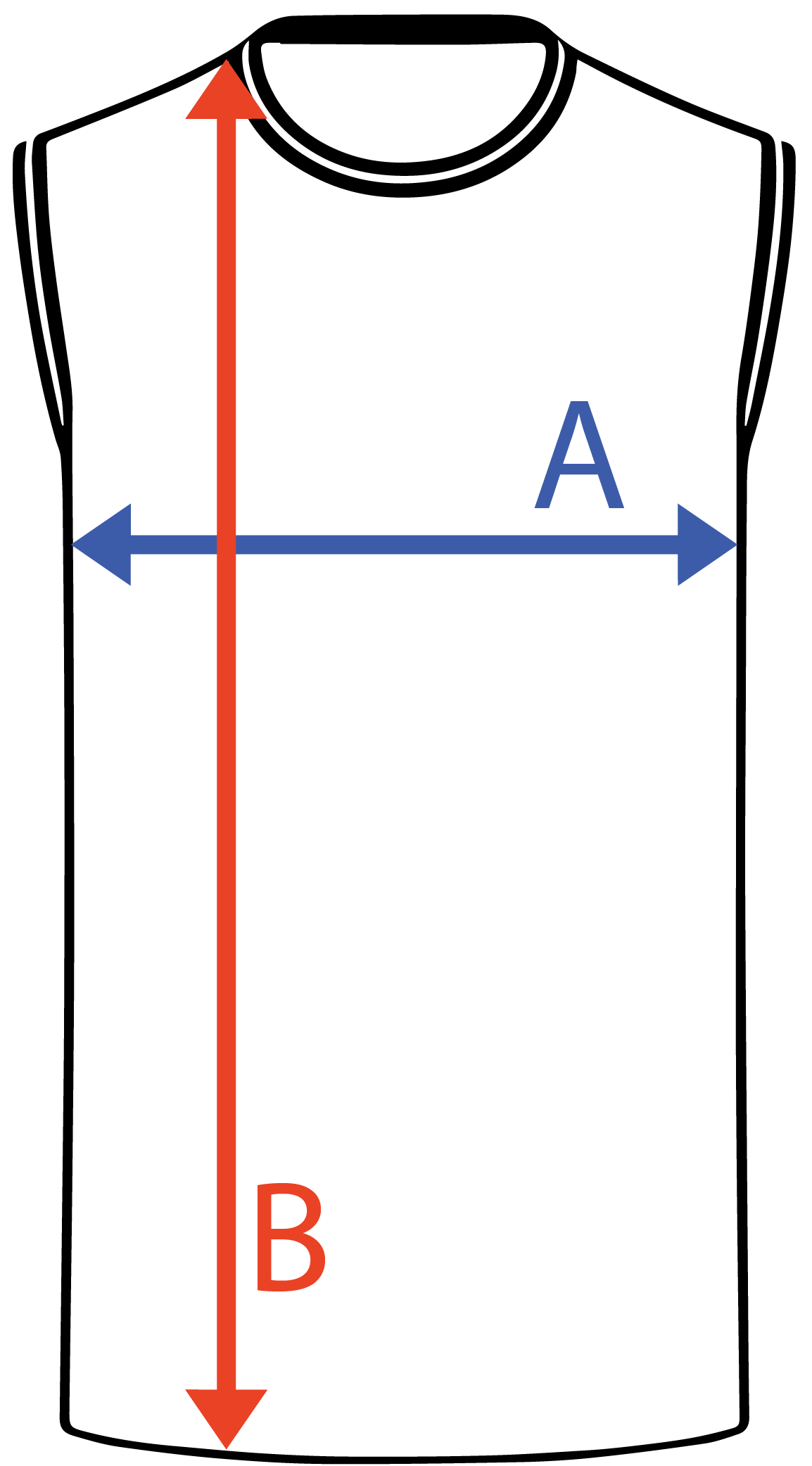 Basketbalový dres Center 2.0 Tabulka velikostí