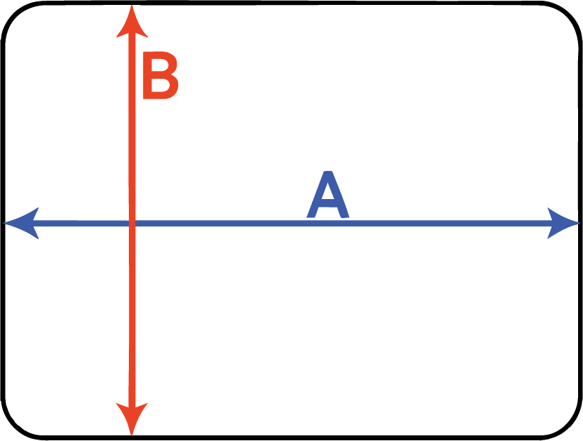Podložka pod myš Rozměry