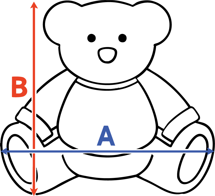 Plyšový medvídek Tim Rozměry